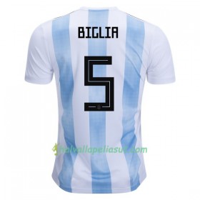 Jalkapallo Pelipaidat Argentiina Biglia 5 World Cup 2018 Kotipaita